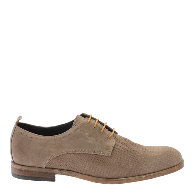 Pazolini Taupe Suede Oxford Shoes