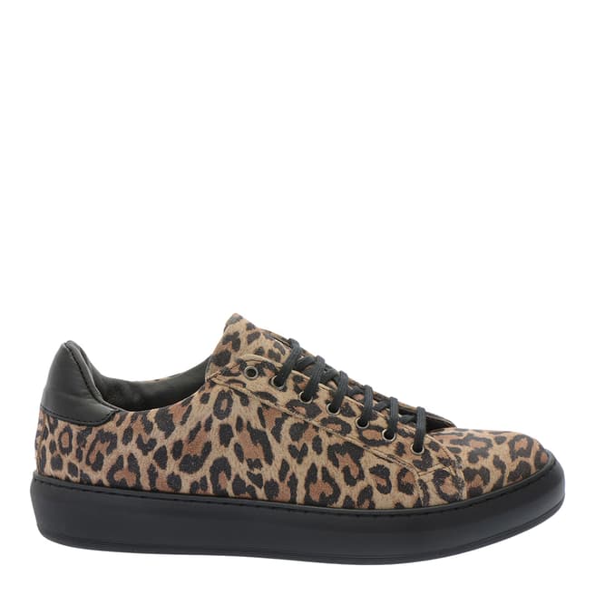 Pazolini Leopard Print Low Top Sneakers