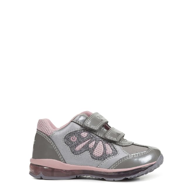 Geox Grey Butterfly Trainers