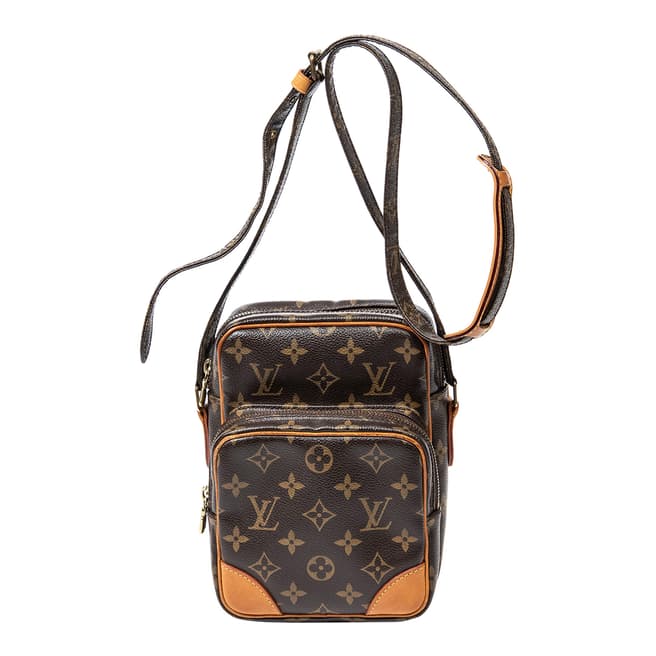 Vintage Louis Vuitton Brown Amazone Shoulder Bag PM