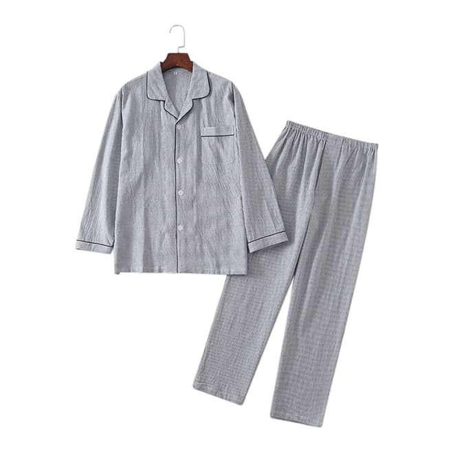 Michel Laperle Blue & Cell Cotton Pyjamas 