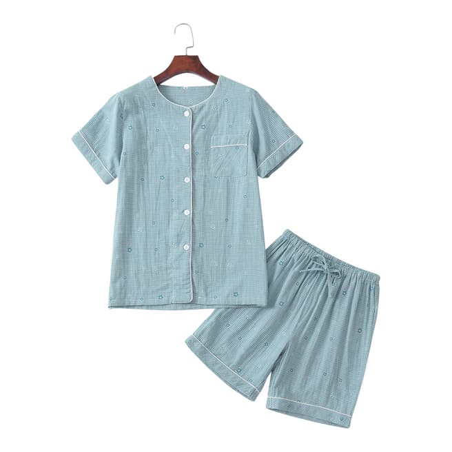 Michel Laperle Blue & Cell Cotton Pyjamas 