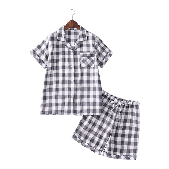 Michel Laperle Grey & Cell Cotton Pyjamas 