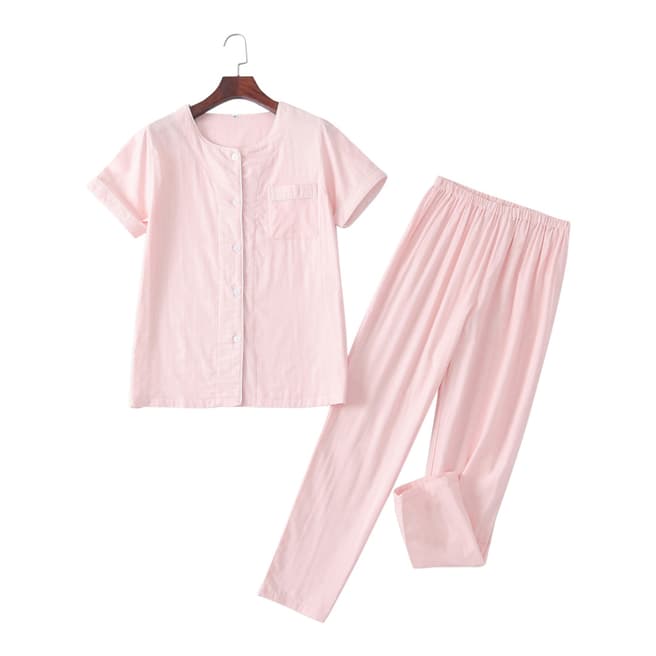 Michel Laperle Pink Cotton Pyjamas 