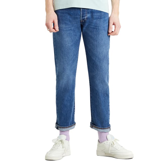 Levi's Mid Blue 501® '93 Cropped Stretch Jeans