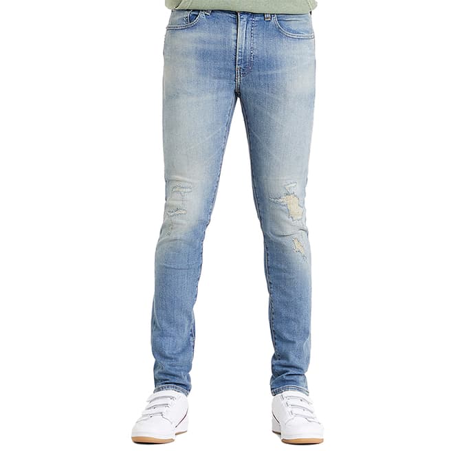 Levi's Light Blue Stretch Skinny Tapered Jeans