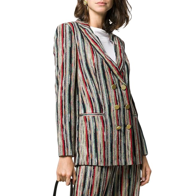 Missoni Red Stripe Double Breasted Jacket