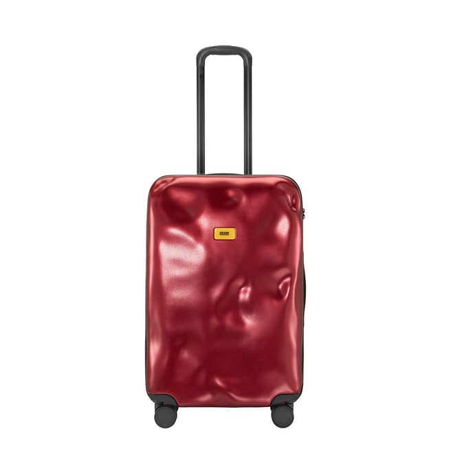 Crash Baggage Metal Red Icon Medium Suitcase 68cm