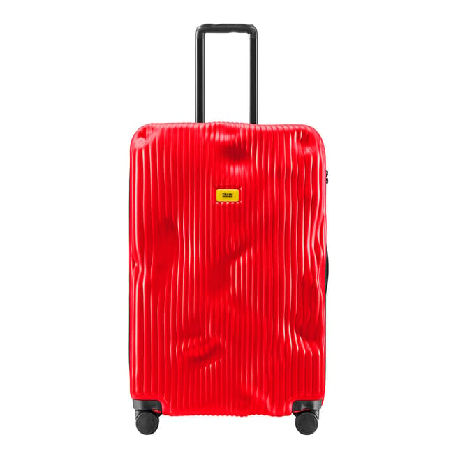 Crash Baggage Red Stripe Large Suitcase 79cm