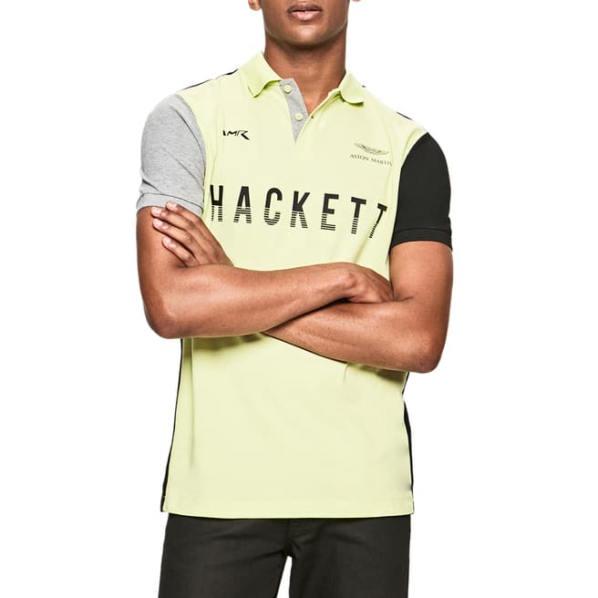 Hackett London Green AMR Multi Polo Shirt