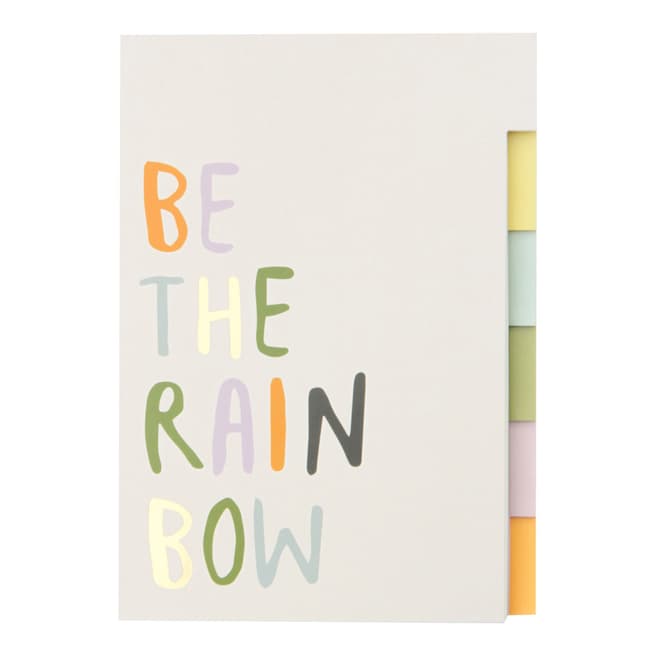 Caroline Gardner Multi Tab Notebook in Rainbow