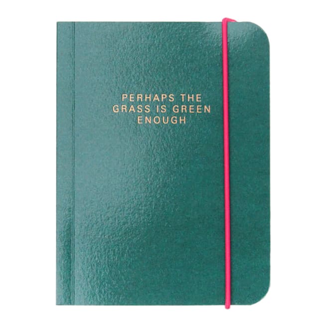 Caroline Gardner Dark Green Small Chunky Notebook