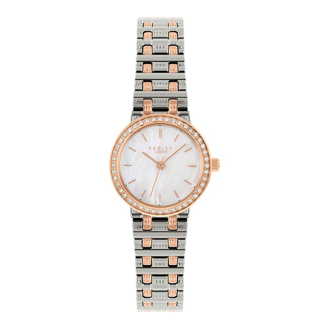 Radley Silver Gold Mother of Pearl Watch