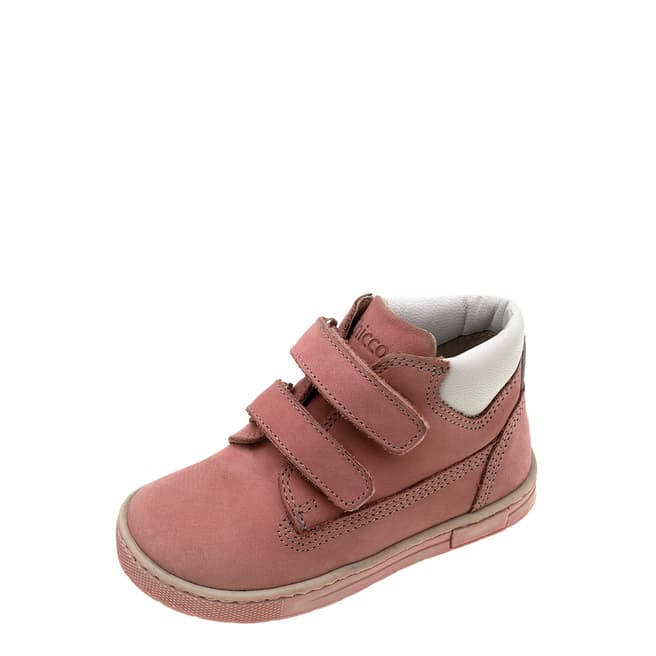 Chicco Pink Double Strap Ankle Boots