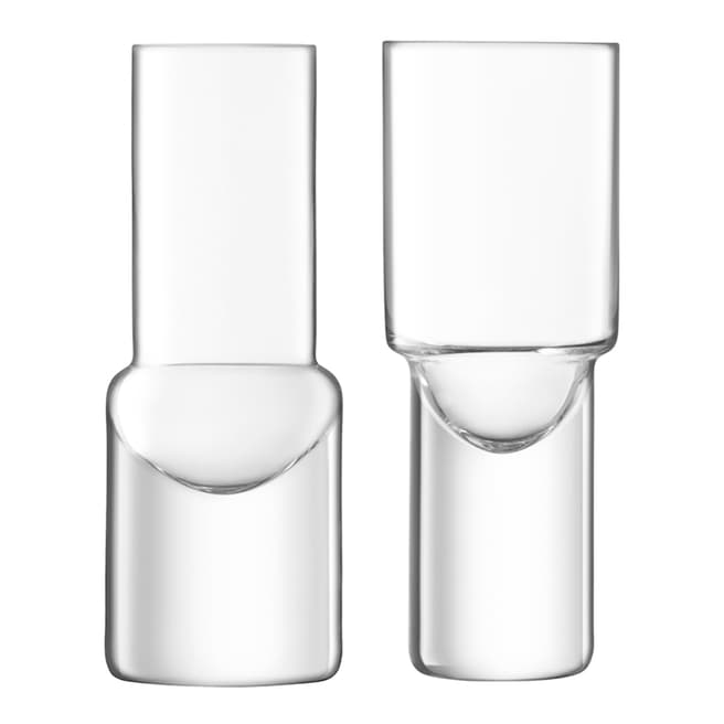 LSA Set of 2 Vodka Shot Glasses, 50ml