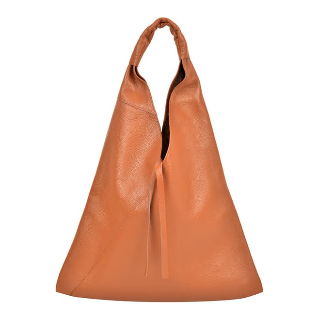Anna Luchini Brown Leather Shopper Bag