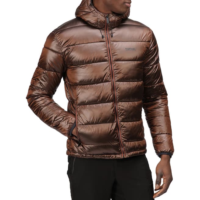 Regatta Brown Waterproof Hooded Jacket