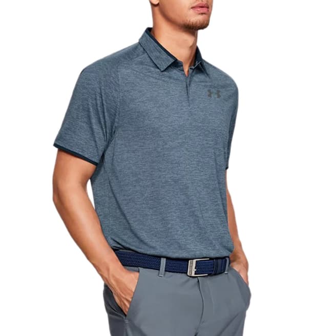Under Armour Grey Lightweight Golf Polo Shirt 