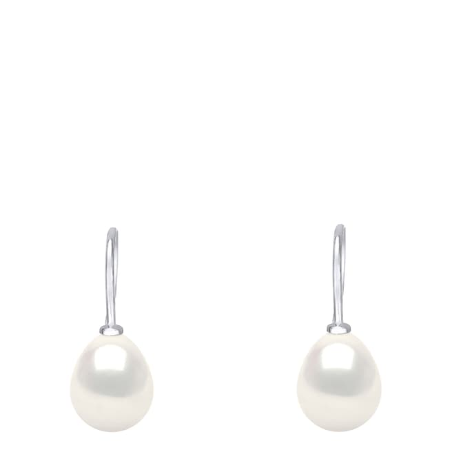 Atelier Pearls White Freshwater Pearl Hook Earrings