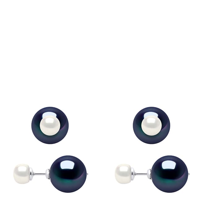 Atelier Pearls Malachite Freshwater Pearl Bangle Bracelet 10-11 mm