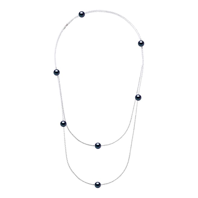Atelier Pearls Black Freshwater Pearl Prestige Layered Necklace