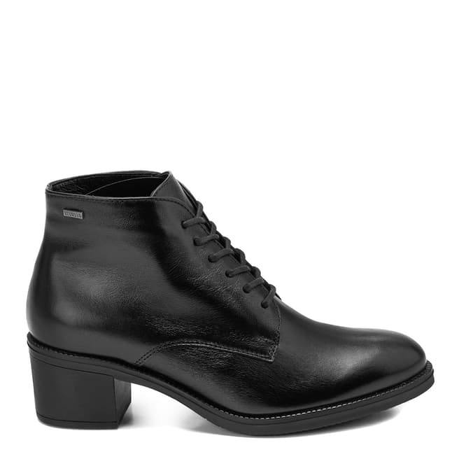 Belwest Black Leather Lace Up Shoe Boots