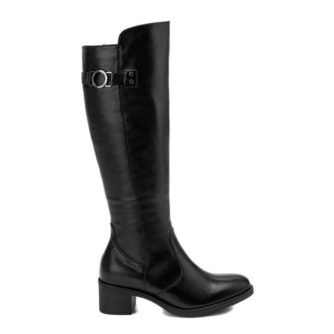 Belwest Black Leather Riding Boots