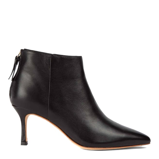 Hobbs London Black Leather Stella Ankle Boots