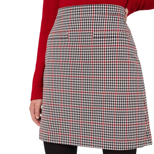 Hobbs London Red Vanetta Mini Skirt