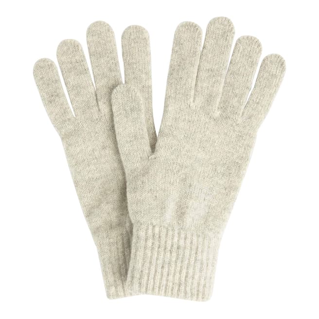Hobbs London Grey Marl Ember Wool Knitted Gloves