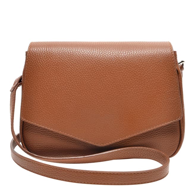 Isabella Rhea Brown Leather Shoulder Bag