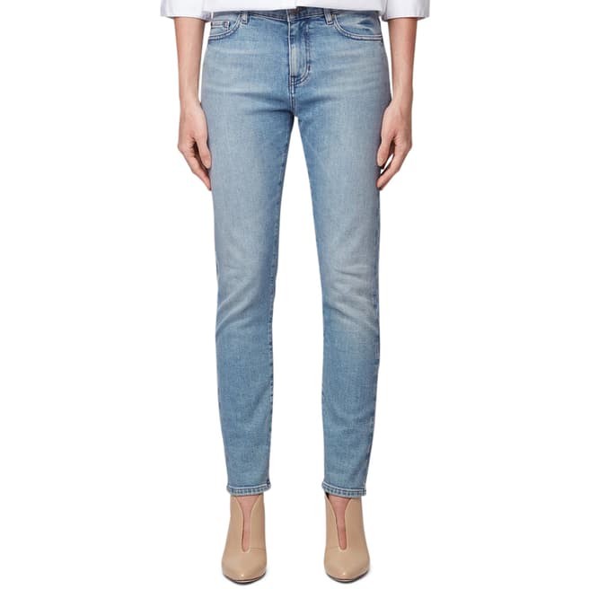 BOSS Turquoise Stretch Slim Jeans