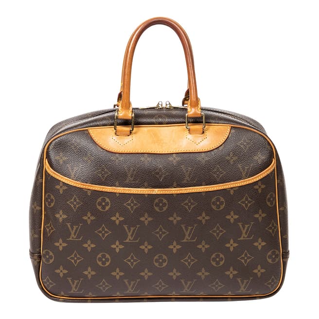 Vintage Louis Vuitton Brown Deauville Handbag
