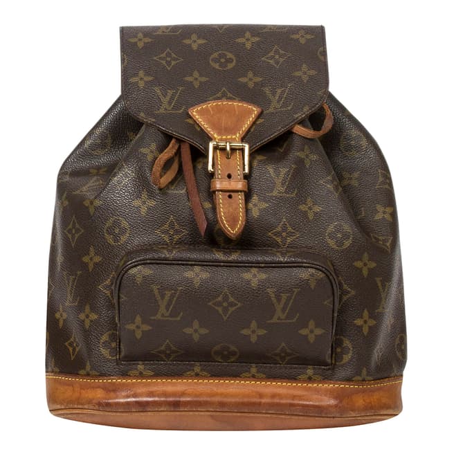 Vintage Louis Vuitton Brown Montsouris Backpack