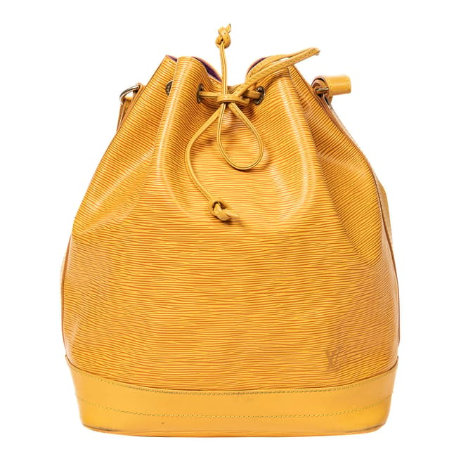 Vintage Louis Vuitton Yellow Noe GM Shoulder Bag
