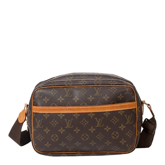 Vintage Louis Vuitton Brown Reporter Shoulder Bag PM