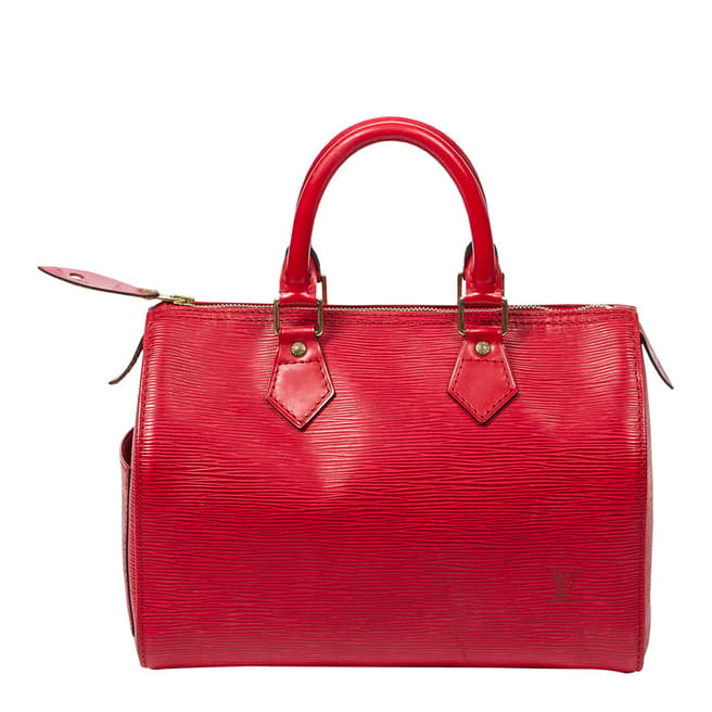 Vintage Louis Vuitton Red Speedy Handbag