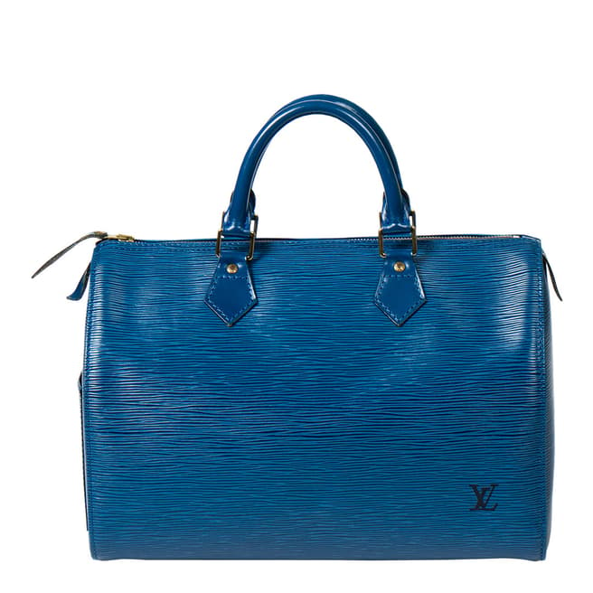 Vintage Louis Vuitton Blue Speedy Handbag