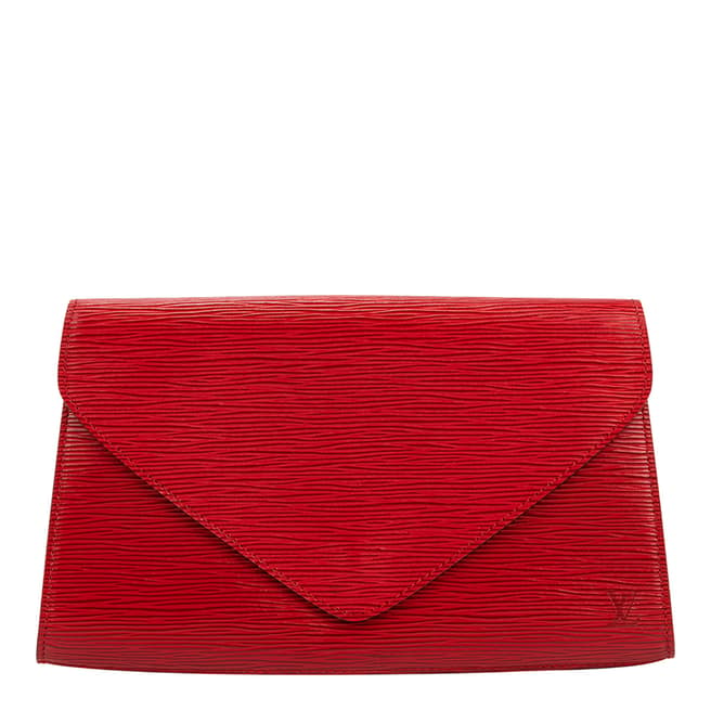 Louis Vuitton Red Vintage Pouch