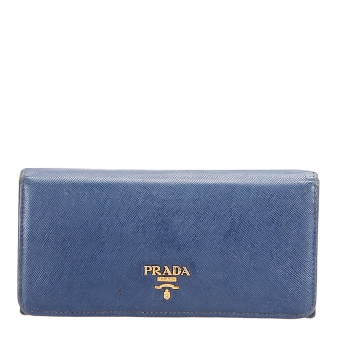 Prada Blue Prada Wallet