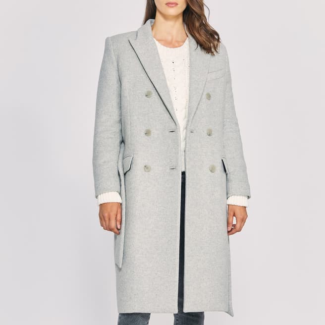IRO Grey Irois Wool Blend Coat