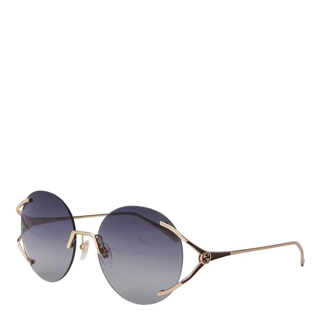 Gucci Women's Gucci Gold/Grey Sunglasses 57mm