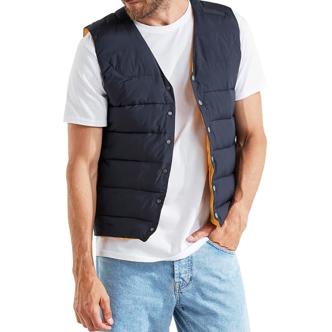 Didriksons Dark Blue Quilted Gilet 