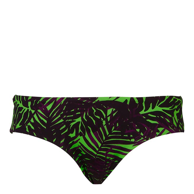 Vilebrequin Grass Green Madrague Jersey Bikini Briefs