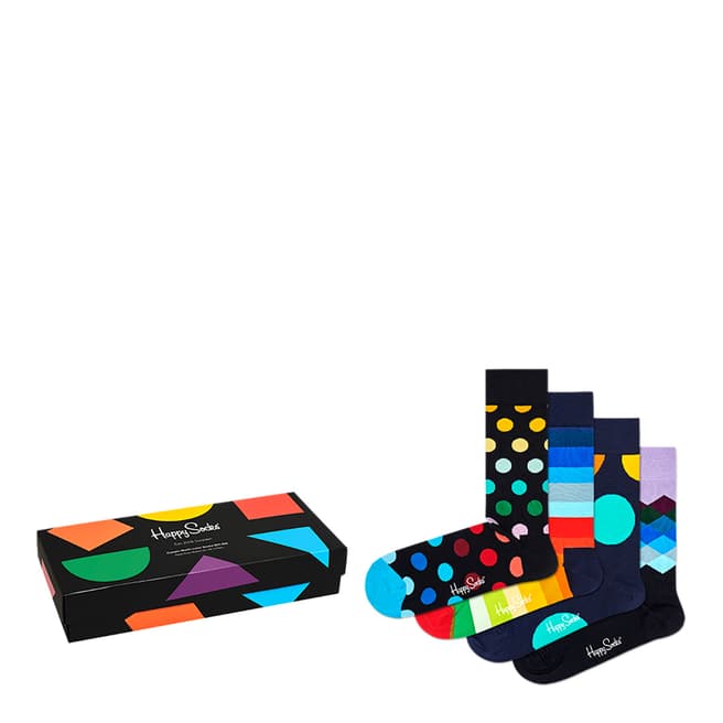 Happy Socks Multi Classic 4-Pack Socks Gift Set