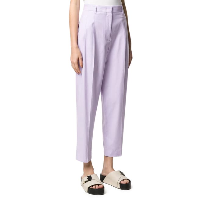PAUL SMITH Purple Tailored Trousers