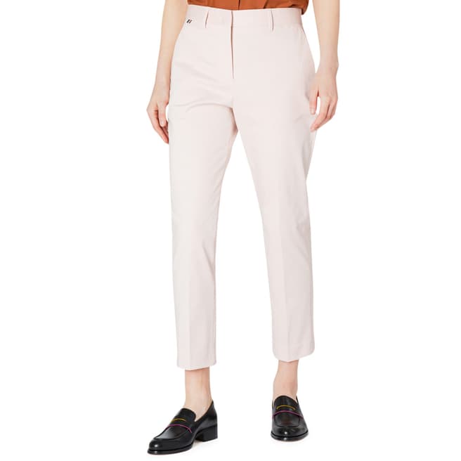 PAUL SMITH Light Pink Tailored Stretch Trousers
