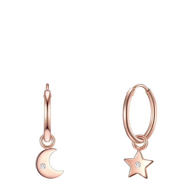 Tess Diamonds Stars/ Moon Diamond Earrings