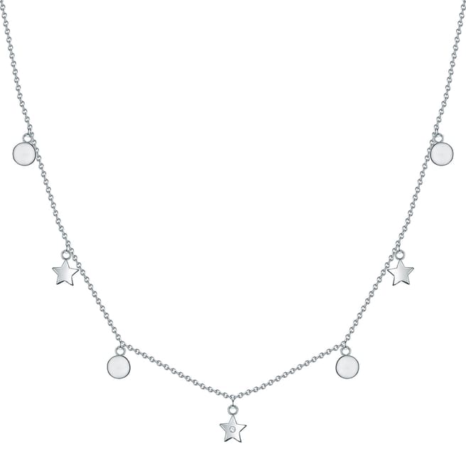 Tess Diamonds Silver Diamond Necklace