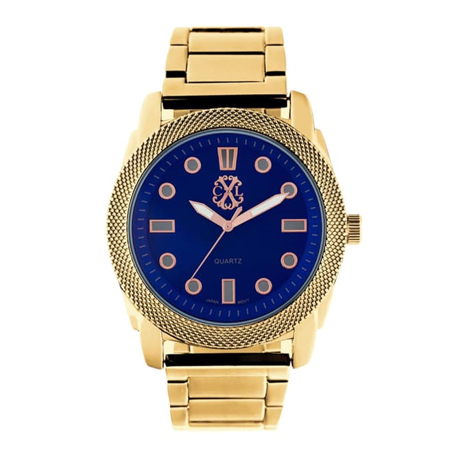 Christian Lacroix Women's Gold/Blue Christian Lacroix Watch